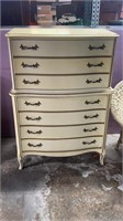 Dixie French Provincial Chest on Chest