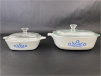 Corningware Blue and White Baking Pans