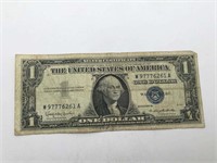 United States One Dollar Silver Certificate