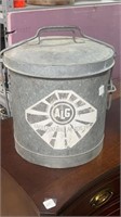 Galvanized Bucket with Lid