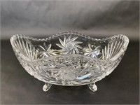 Crystal Vintage Footed Candy Bowl