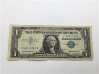 United States One Dollar Silver Certificate