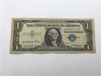 United States One Dollar Silver Certificate