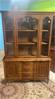 French Provincial China Cabinet