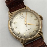10k G. P. Hamilton Illinois Incabloc Wrist Watch