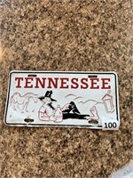 Embossed TN Hillbilly License Plate