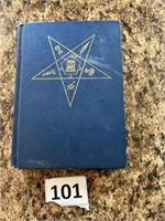 Masonic Eastern Star Rite Ritual Book