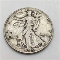 1946 Silver Walking Liberty Half Dollar