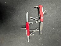 lot of 2 Swiss made VICTORINOX Multi-tool knives