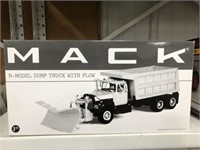 MACK R MODEL DUMP TRUCK AND PLOW