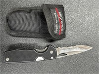 Meyerco knife Blackie Collins folding serrated