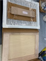 15.5” W x 19.5” in Wall Cabinet (no glass mirror)
