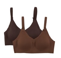 New Ladies Small 2 Pack Adjustable Bralettes