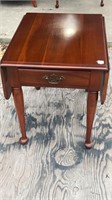 Cherry Queen Anne Drop Sides End Table