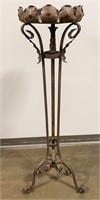 Wrought Iron Plant Stand Pedestal