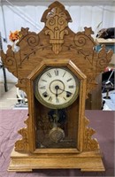 Seth Thomas Carved Mantle Clock
