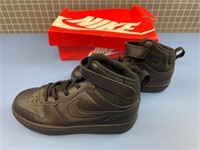 NOS KIDS NIKE COURT BOROUGH MID 2 BLACK SHOES