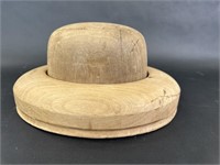 1930 Vintage Wooden Hat Form Block