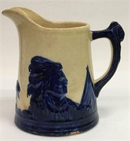 Blue Decorated Pitcher