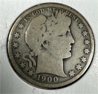1900-O Silver Barber Half-Dollar G