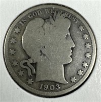1903-O Silver Barber Half-Dollar AG