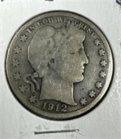 1912-D Silver Barber Half-Dollar G