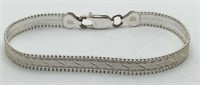 Sterling Silver Italian Bracelet