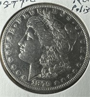 1879-O Silver Morgan Dollar AU