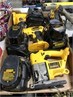 DEWALT CORDLESS TOOLS, BATTERIES AND CHARGERS