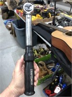 CRESCENT WRENCH AND CRAFTSMAN TORQUE WRENCH