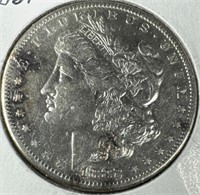 1882-S Silver Morgan Dollar AU