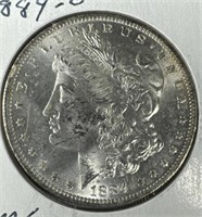 1884-O Silver Morgan Dollar MS