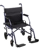 Retails $132 Carex Transport Wheelchair With 19