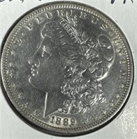 1889-O Silver Morgan Dollar AU