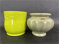 Haeger Pottery Sage Green Vase