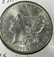 1890 Silver Morgan Dollar MS