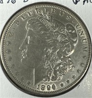 1896-O Silver Morgan Dollar AU