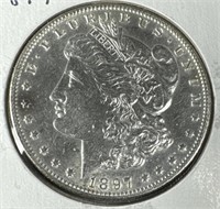 1897 Silver Morgan Dollar MS