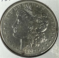 1902 Silver Morgan Dollar AU