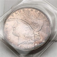 1887 Morgan Silver Dollar