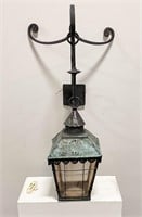 Oversized Wrought Iron Outdoor Wall Sconce