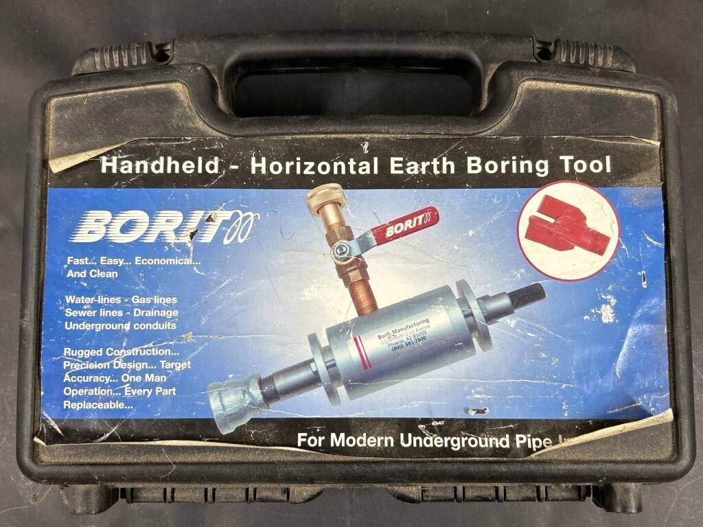 Borit Handheld Earth Boring Tool with Case