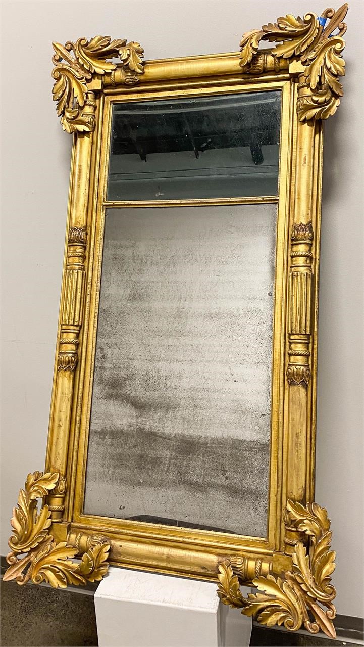 Vintage Large Gilt Framed Mirror