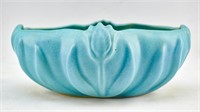 Van Briggle Ming Blue Ceramic Tulip Planter Bowl