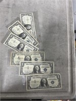 6-$1 SILVER CERTIFICATES