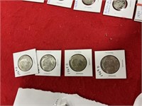 4 SILVER CLAD KENNEDY HALF DOLLARS