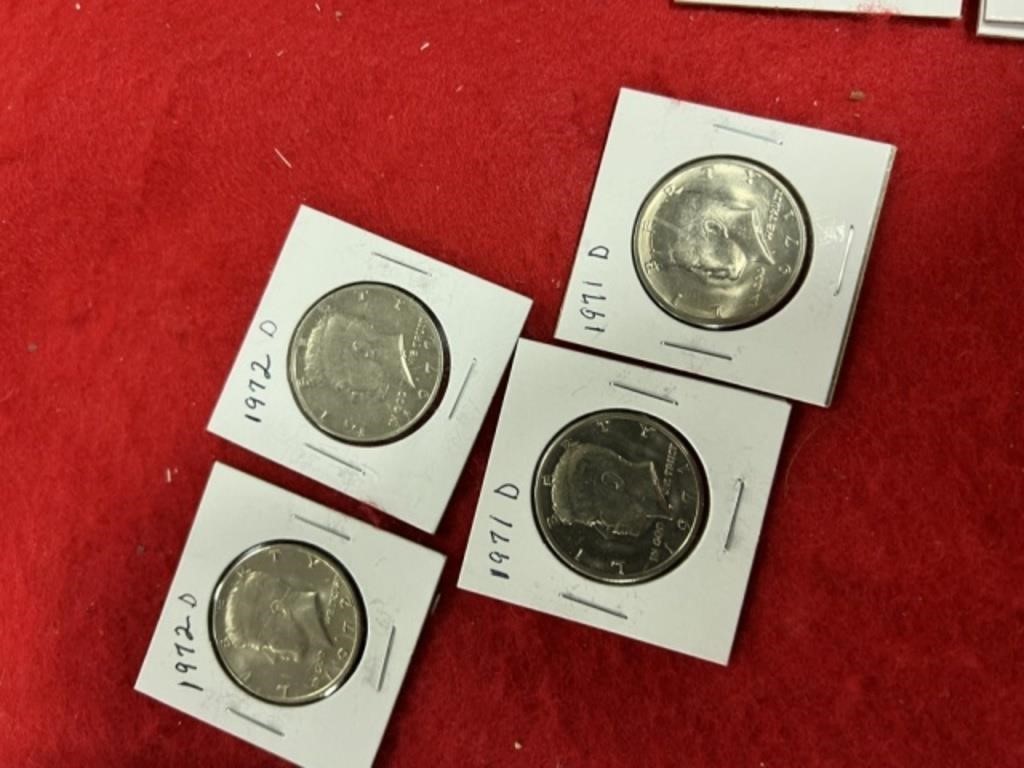 4-71&72 KENNEDY HALF DOLLARS