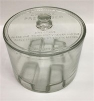 Glass Sanitary Cheeses Preserver Jar