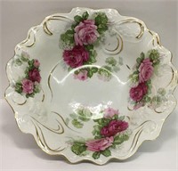 R. S. Germany Porcelain Floral Bowl