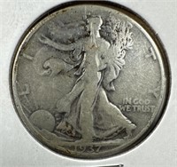 1937 Silver Walking Liberty Half-Dollar